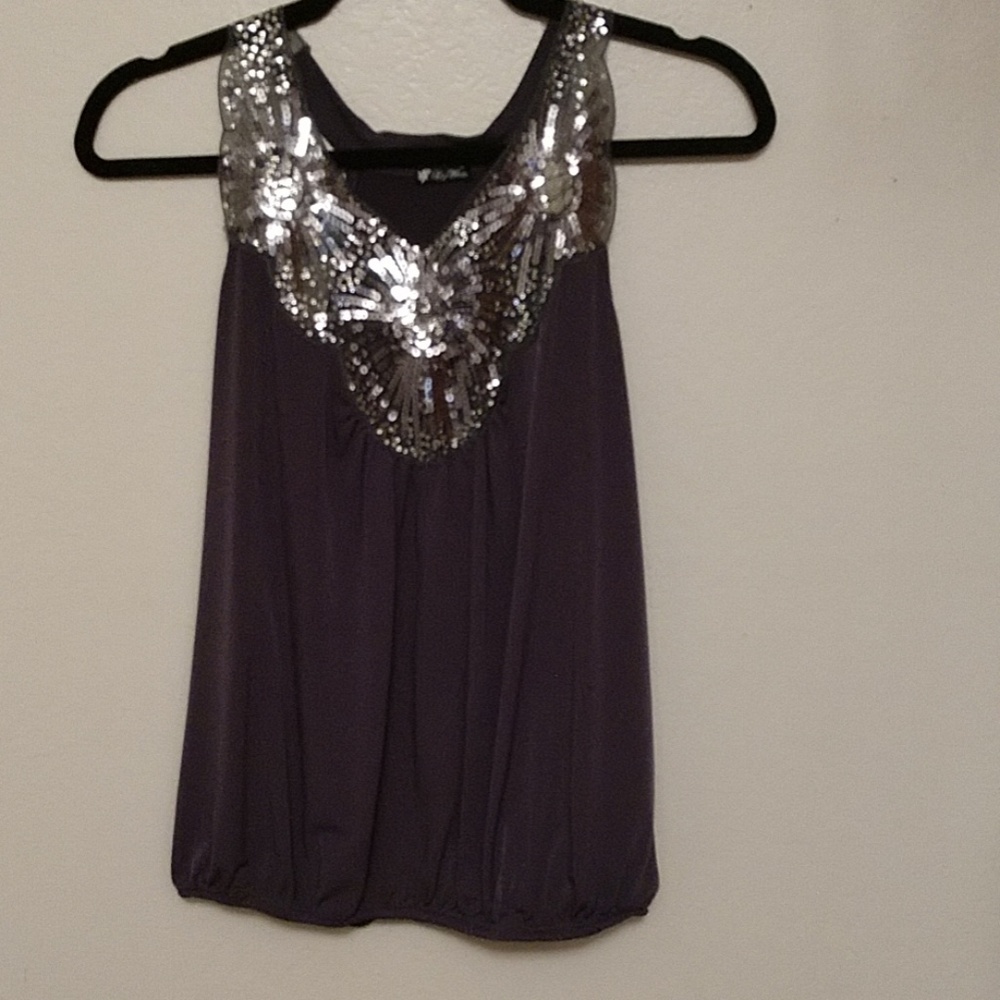 Lily White embellished top.